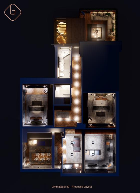 Le Bijou Lq82 Spectacular Limmatview Penthouse Apartment Цюрих Екстериор снимка